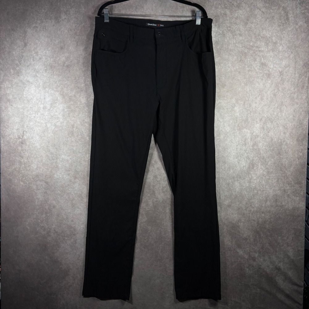 Desert Dunes Golf Pants Mens 36x32 Black Performance Stretch Lightweight Outdoor